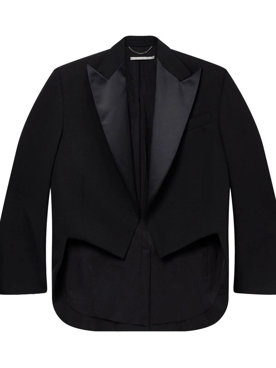 Affordable Women cropped wool blazer Stella tuxedo McCartney 0813